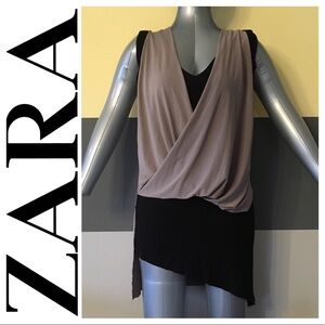 ZARA Stylish Asymmetrical Top/Dress in Small